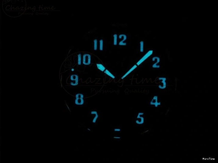 MIROTIME 0122 Practical Calatrava 5524 Pilot Travel Time SS GRF Blue Dial on Black Leather Strap A324 V 7107